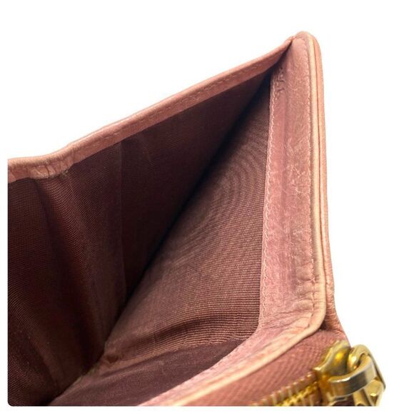 Miu Miu Pink Quilted Wallet - Picture 6 of 9